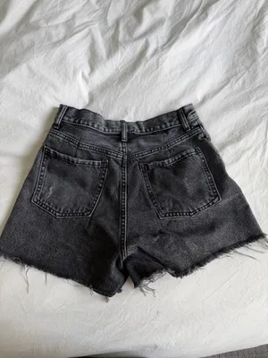 Mango Denim Shorts Black thumbnail 3