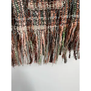 Ett: twa Anthropologie Fringe Tweed Blazer Jacket Size Small‎ Academia Old Money thumbnail 6