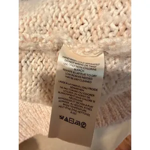Free People Womens Cardigan M Beige Marled Oversized Open Front Knit Sweater thumbnail 6