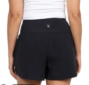 Spyder Active Womens Black Athletic Shorts 4.25 Inseam Size XL NWT thumbnail 1