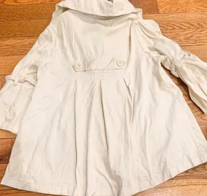 Vtg Y2K Last Kiss off White Swing light Jacket Exaggerated Retro Ruffle Collar L thumbnail 7