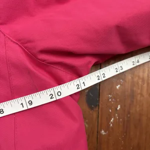Unco & Boror Women's Size XL Pink & Black Down Hooded‎ Parka Jacket Coat Hooded thumbnail 9