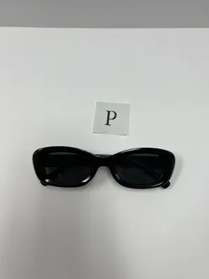 Black 90s style sunglasses/ retro rectangular sunglasses thumbnail 5