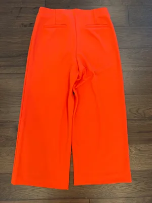 Loft Orange Wide Leg Pull On Pangs Size Medium - C67-058 thumbnail 5