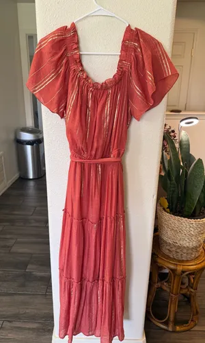 Maxi off the shoulder dress Red Size M thumbnail 1