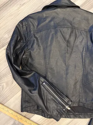 Abercrombie & Fitch Y2K Black Quilted vegan Leather Moto whimsigoth jacket S thumbnail 6
