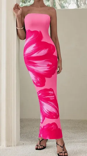 Amazon Floral Maxi Dress thumbnail 2