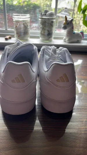 White Adidas Golf Shoes  thumbnail 10