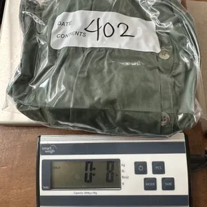 Honey Button Front Dress Puff‎ Sleeve Tiered Hem Casual Green Women's Large thumbnail 14