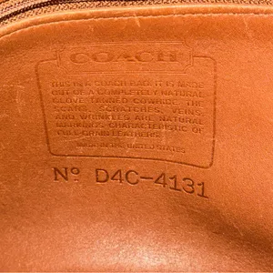 COACH Vintage Tan Leather Madison Pierre 4131 Shoulder Crossbody Bag Very Rare thumbnail 10