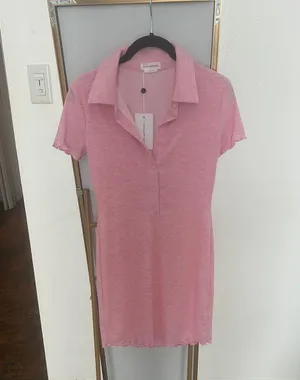 Lovers and Friends Sally Mini Dress in Heathered Pink REVOLVE thumbnail 9