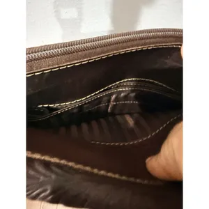 Jack Georges Voyager Crossbody Bag Brown Genuine Leather Floral Carving‎ Boho U thumbnail 9