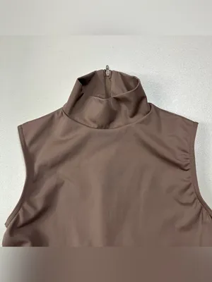 Weissman Mock Neck Sleeveless Dance Leotard (Style MT12070) in Adult Small (SA) thumbnail 4