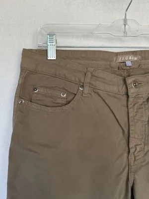 Jigsaw Brown Five Pocket Straight Leg Pants 12 (UK 16) thumbnail 2