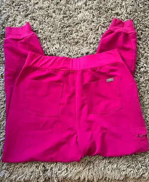 FIGS Jogger Scrub Pants Women’s Large Zamora Raspberry Sorbet W22SW2012 Po2524 thumbnail 3