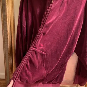 juicy couture velvet zip jacket bomper purple size S BD thumbnail 6