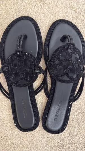 Tory Burch Sandals Miller Embellished Black thumbnail 3