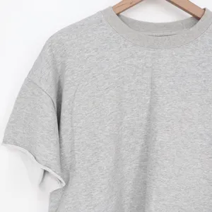 Fisoew Two Piece Set Womens Medium Light Gray Cotton Slash Pockets Activewear thumbnail 3