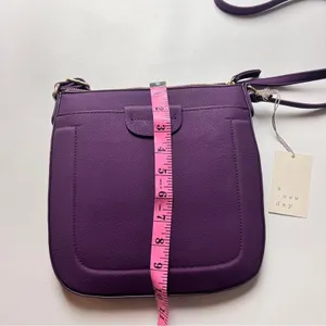 A New Day Women’s Purple Multi- part Sling Bag NWT thumbnail 6