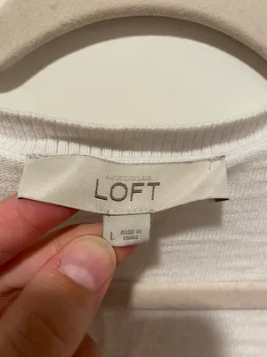 Loft White Knit Cardigan Cardigan Sweater thumbnail 3