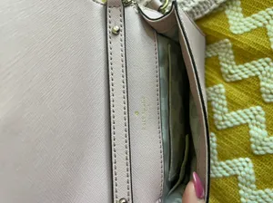 Kate Spade Pink Leather Cross Body Purse thumbnail 7