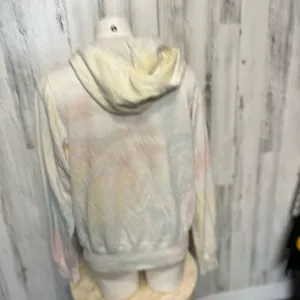 Southern Spirit Pastel Tie Dye V Neck Hoodie Sweatshirt Womens Large Pullover thumbnail 4