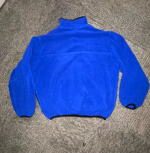 Vintage Sportsmaster USA Polartec Blue Fleece Pullover Jacket - Reach For The Stars - EUC thumbnail 5
