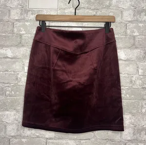 Lululemon Scuba High Rise Mini Skirt Velvet NWT Size XL (GARN) LW8AL9S thumbnail 3