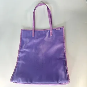 Clinique MakeUp Cosmetic Travel Carry Tote Bag Storage Lavender Purple New thumbnail 2