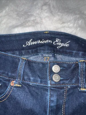 American Eagle Outfitters Women's Dark Indigo Artist Jeans thumbnail 2