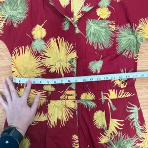 Free People Tropical Print Button Front Romper Size M New thumbnail 2