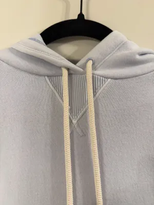 Aerie Eyelet Blue Oversized Hoodie thumbnail 7