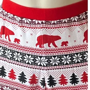 NWOT ~ WONDERSHOP 2 Pc. Bears Trees Snow Lounge Sleepwear Pajamas ~ Women's XL thumbnail 4