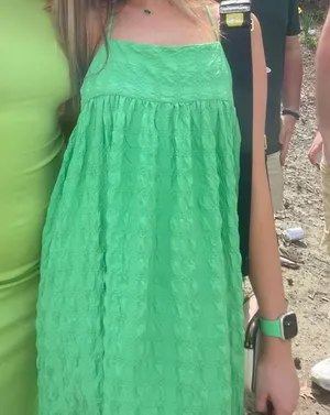 ZARA Green Maxi Dress thumbnail 2