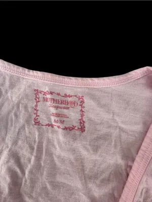 Motherhood Maternity Pink Nursing Wrap Robe with Tie Front thumbnail 2