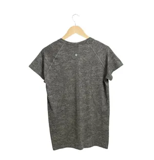 Lululemon swiftly tech short sleeve grey sage/dark olive thumbnail 5