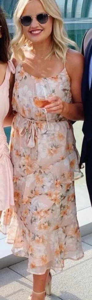 Hello Molly Pink Floral Dress thumbnail 1
