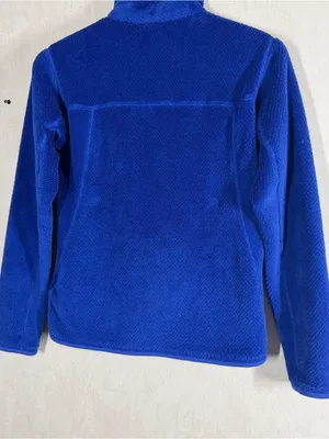 Patagonia Women's Re-Tool Snap-T Pullover Fleece Jacket in Harvest Moon Blue S thumbnail 7