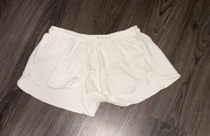 Knitted Brandy Melville Cream shorts thumbnail 1