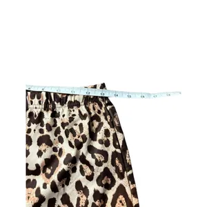 Women's Brown Animal Print Shorts thumbnail 5