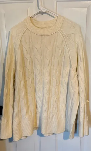 Aerie Oversized Sweater Crewneck thumbnail 1