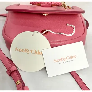 See By Chloe Hana Mini Leather Crossbody Pink Purse Handbag Bag NWT Pushy Pink thumbnail 4