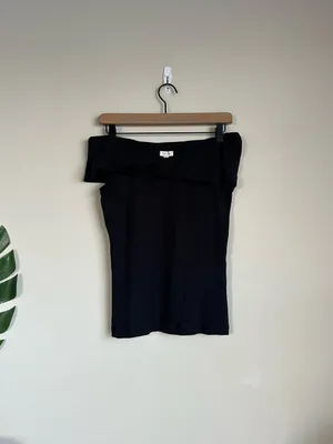 Anthropologie Pilcro Modal Cotton Rib Off the Shoulder Top thumbnail 2