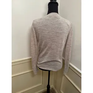 J.Crew Metallic Shimmer Fine Knit Crewneck Pullover Sweater Holiday Sparkle thumbnail 5