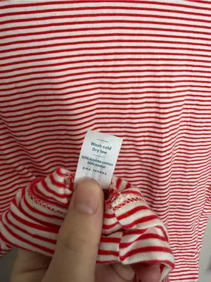 Marine Layer Valerie Striped Long Sleeve Shirt Small thumbnail 5