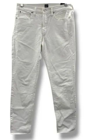 Gap NWT True Skinny Jeans Women’s Size 28 White‎ Denim Mid Rise thumbnail 1