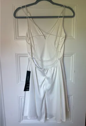 Lulus Believe in Love Backless Strappy Skater Dress thumbnail 5