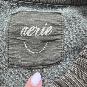 Aerie crewneck sweatshirt green thumbnail 3