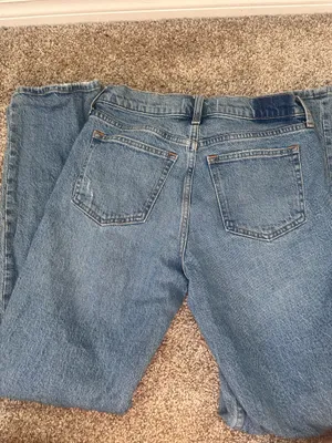American Eagle Curve Love Low Rise Baggy Jean thumbnail 6