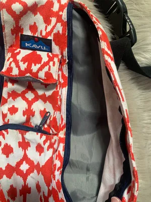 KAVU Ikat Rope Canvas Sling Bag Full Size hiking camping purse backpack thumbnail 4